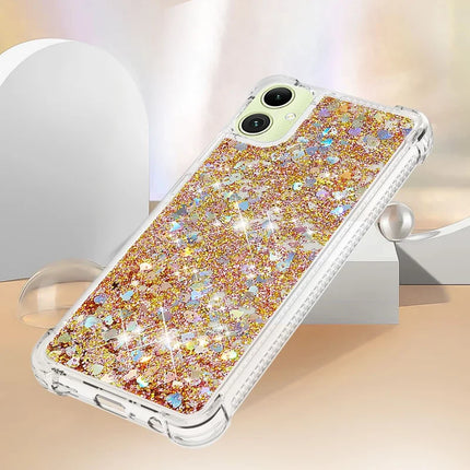 For Samsung Galaxy A06 TPU Case Glitter Quicksand Shockproof Phone Back Cover