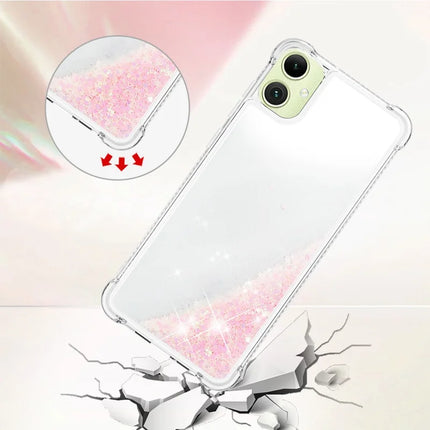 For Samsung Galaxy A06 TPU Case Glitter Quicksand Shockproof Phone Back Cover