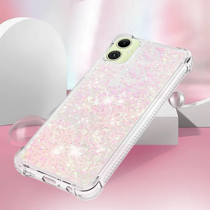For Samsung Galaxy A06 TPU Case Glitter Quicksand Shockproof Phone Back Cover