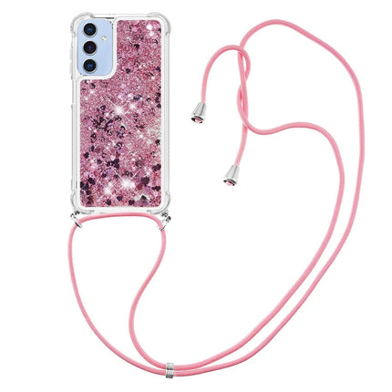 For Samsung Galaxy A16 5G / Galaxy A16 4G TPU Case Quicksand Design Phone Cover with Lanyard