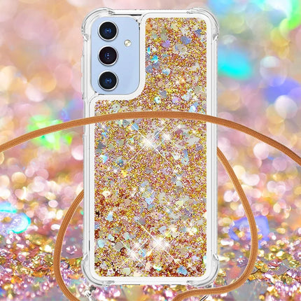 For Samsung Galaxy A16 5G / Galaxy A16 4G TPU Case Quicksand Design Phone Cover with Lanyard
