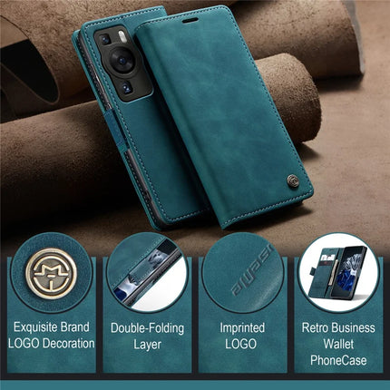 For Huawei P60 Pro Case CASEME 013 Series Card Holder Stand Leather Phone Cover