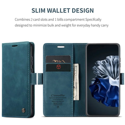 For Huawei P60 Pro Case CASEME 013 Series Card Holder Stand Leather Phone Cover