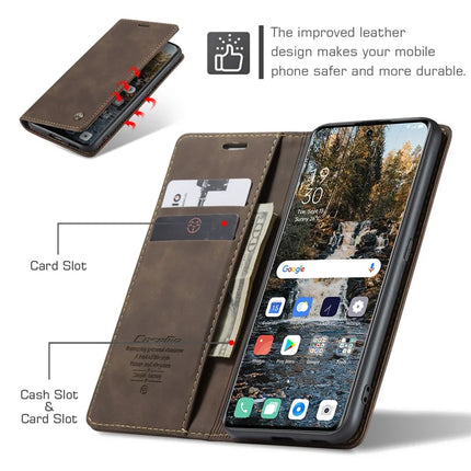For Oppo A1 Pro 5G / Oppo Reno8 T 5G Case CASEME 013 Series Card Holder Stand Leather Phone Cover