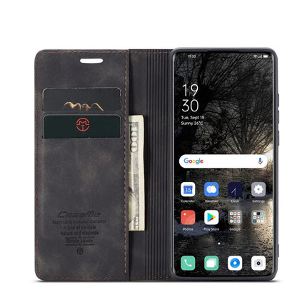 For Oppo A1 Pro 5G / Oppo Reno8 T 5G Case CASEME 013 Series Card Holder Stand Leather Phone Cover