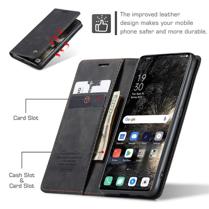 For Oppo A1 Pro 5G / Oppo Reno8 T 5G Case CASEME 013 Series Card Holder Stand Leather Phone Cover