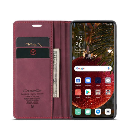 For Oppo A1 Pro 5G / Oppo Reno8 T 5G Case CASEME 013 Series Card Holder Stand Leather Phone Cover