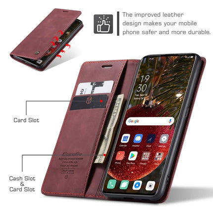 For Oppo A1 Pro 5G / Oppo Reno8 T 5G Case CASEME 013 Series Card Holder Stand Leather Phone Cover