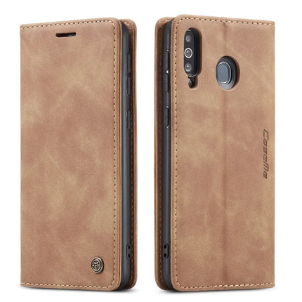 For Samsung Galaxy M30 / Galaxy A40s Case CASEME 013 Series Card Holder Stand Leather Phone Cover