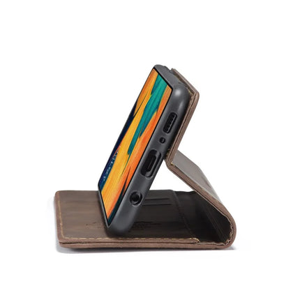 For Samsung Galaxy M30 / Galaxy A40s Case CASEME 013 Series Card Holder Stand Leather Phone Cover