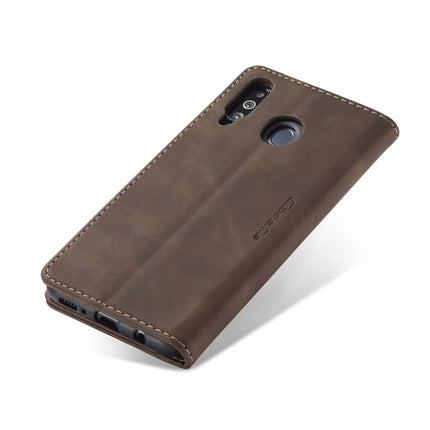 For Samsung Galaxy M30 / Galaxy A40s Case CASEME 013 Series Card Holder Stand Leather Phone Cover