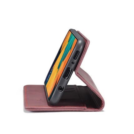 For Samsung Galaxy M30 / Galaxy A40s Case CASEME 013 Series Card Holder Stand Leather Phone Cover