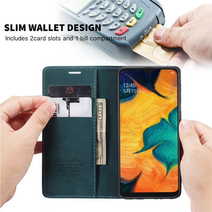 For Samsung Galaxy M30 / Galaxy A40s Case CASEME 013 Series Card Holder Stand Leather Phone Cover