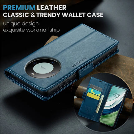 For Huawei Mate 60 Case CASEME 023 Series RFID Blocking Glossy Stand Phone Cover