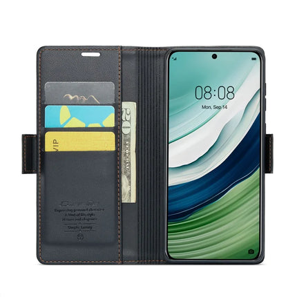 For Huawei Mate 60 Case CASEME 023 Series RFID Blocking Glossy Stand Phone Cover