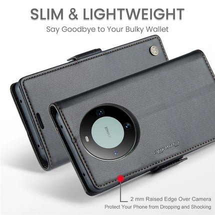 For Huawei Mate 60 Case CASEME 023 Series RFID Blocking Glossy Stand Phone Cover