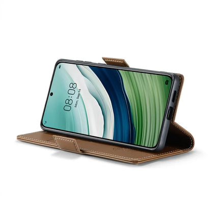 For Huawei Mate 60 Case CASEME 023 Series RFID Blocking Glossy Stand Phone Cover
