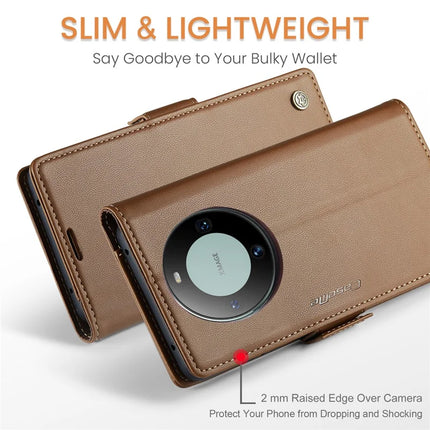 For Huawei Mate 60 Case CASEME 023 Series RFID Blocking Glossy Stand Phone Cover