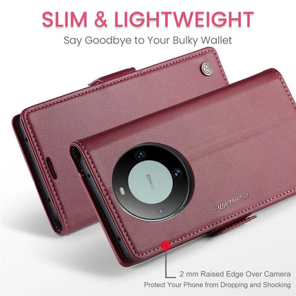 For Huawei Mate 60 Case CASEME 023 Series RFID Blocking Glossy Stand Phone Cover