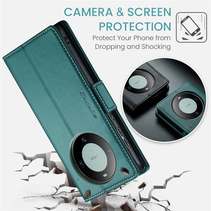 For Huawei Mate 60 Case CASEME 023 Series RFID Blocking Glossy Stand Phone Cover