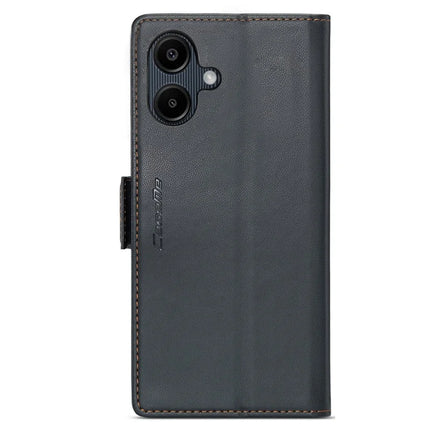For Samsung Galaxy A06 Case CASEME 023 Series RFID Blocking Glossy Stand Phone Cover