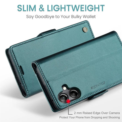 For Samsung Galaxy A06 Case CASEME 023 Series RFID Blocking Glossy Stand Phone Cover