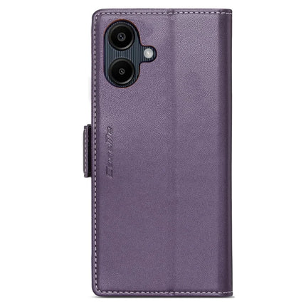 For Samsung Galaxy A06 Case CASEME 023 Series RFID Blocking Glossy Stand Phone Cover