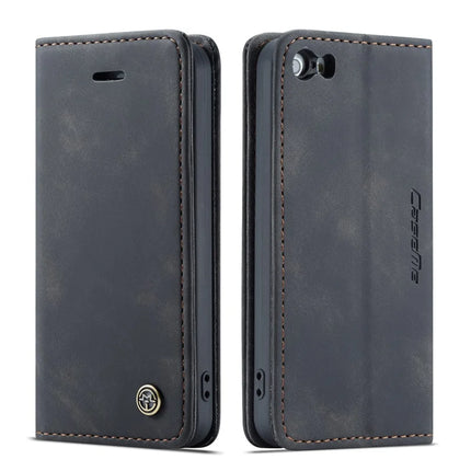 For iPhone 5s / iPhone SE (1st generation) / iPhone 5 Case CASEME 013 Series Card Holder Stand Leather Phone Cover