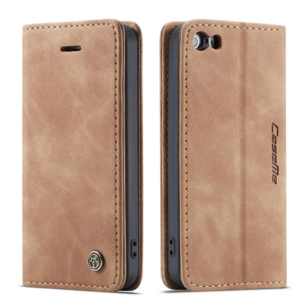 For iPhone 5s / iPhone SE (1st generation) / iPhone 5 Case CASEME 013 Series Card Holder Stand Leather Phone Cover