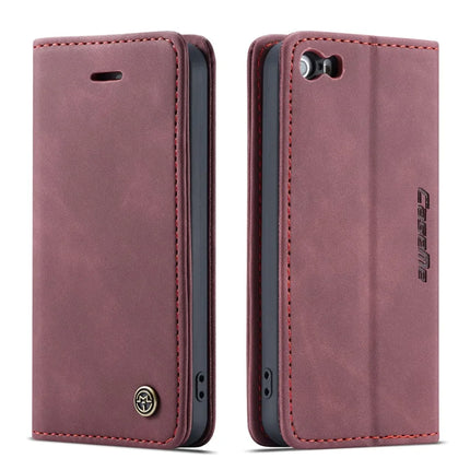 For iPhone 5s / iPhone SE (1st generation) / iPhone 5 Case CASEME 013 Series Card Holder Stand Leather Phone Cover