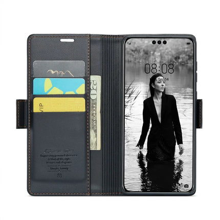 For Huawei Mate 60 Pro+ / Huawei Mate 60 Pro Case CASEME 023 Series RFID Blocking Glossy Stand Phone Cover