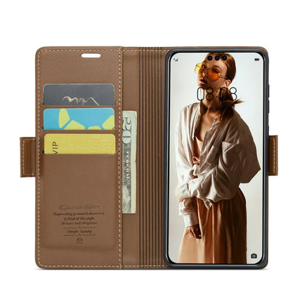 For Huawei Mate 60 Pro+ / Huawei Mate 60 Pro Case CASEME 023 Series RFID Blocking Glossy Stand Phone Cover