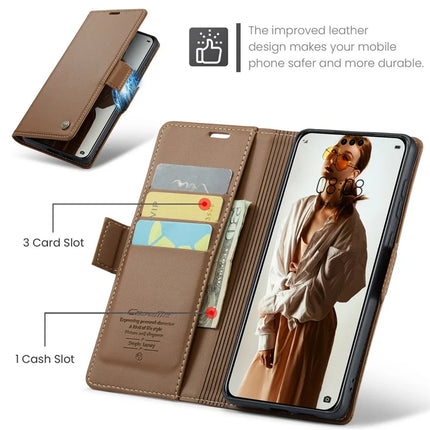 For Huawei Mate 60 Pro+ / Huawei Mate 60 Pro Case CASEME 023 Series RFID Blocking Glossy Stand Phone Cover