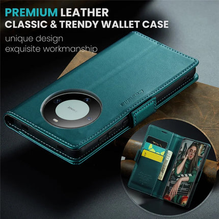 For Huawei Mate 60 Pro+ / Huawei Mate 60 Pro Case CASEME 023 Series RFID Blocking Glossy Stand Phone Cover