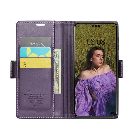 For Huawei Mate 60 Pro+ / Huawei Mate 60 Pro Case CASEME 023 Series RFID Blocking Glossy Stand Phone Cover