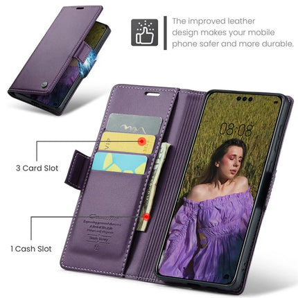 For Huawei Mate 60 Pro+ / Huawei Mate 60 Pro Case CASEME 023 Series RFID Blocking Glossy Stand Phone Cover