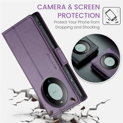 For Huawei Mate 60 Pro+ / Huawei Mate 60 Pro Case CASEME 023 Series RFID Blocking Glossy Stand Phone Cover