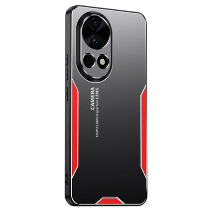 For Huawei nova 13 5G Phone Case Aluminium Alloy TPU PC Back Cover - Red