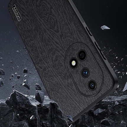 For Huawei nova 13 Case Wood Texture PU Leather Coated PC+TPU Phone Cover