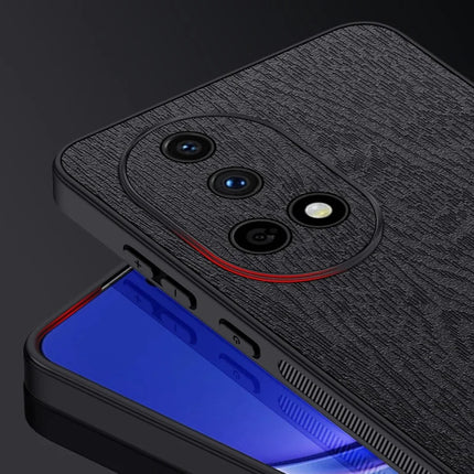 For Huawei nova 13 Case Wood Texture PU Leather Coated PC+TPU Phone Cover
