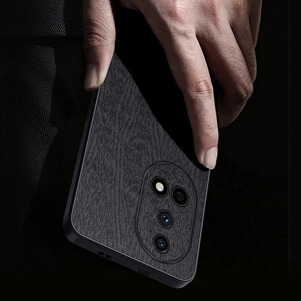 For Huawei nova 13 Case Wood Texture PU Leather Coated PC+TPU Phone Cover