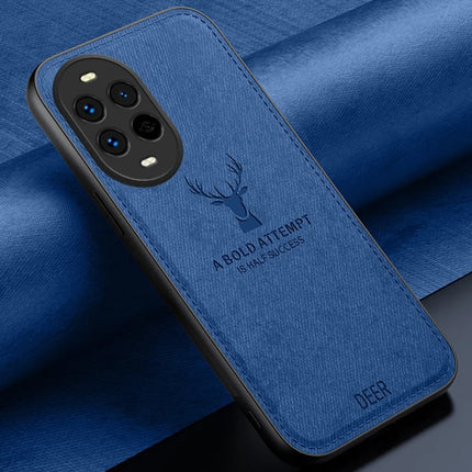 For Huawei nova 13 Pro 5G Case Deer Pattern Cloth Texture PU Leather Hybrid Phone Cover