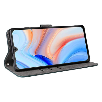 For Cubot P50 Wallet Case RFID Blocking PU Leather Cover Stand View