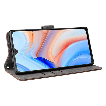 For Cubot P50 Wallet Case RFID Blocking PU Leather Cover Stand View