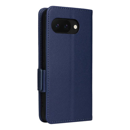 For Google Pixel 9a Case Litchi Texture PU Leather Wallet Flip Phone Cover