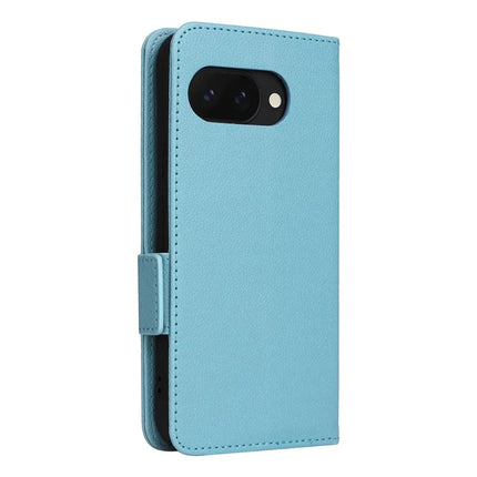 For Google Pixel 9a Case Litchi Texture PU Leather Wallet Flip Phone Cover