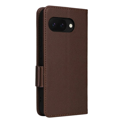 For Google Pixel 9a Case Litchi Texture PU Leather Wallet Flip Phone Cover