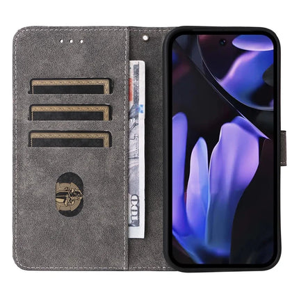 For Google Pixel 9a Wallet Case RFID Blocking PU Leather Cover Stand View