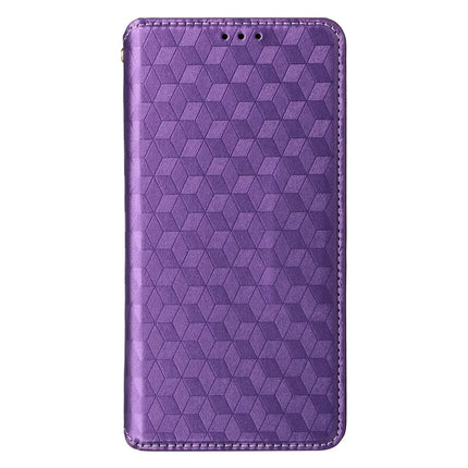 For Google Pixel 9a Wallet Case Rhombus Imprinted Leather Phone Cover