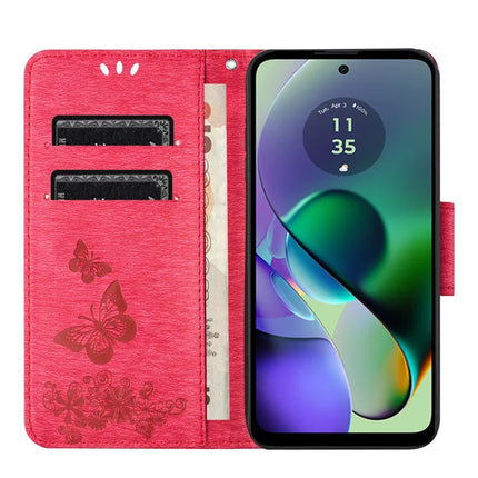 For Samsung Galaxy A06 Case Butterflies Flower Leather Wallet Flip Phone Cover